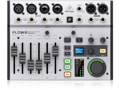 FLOW 8 Digital Mixer Behringer 8 Input 2 FX USB Audio Interface