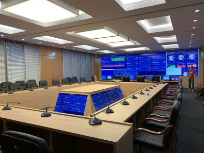 Chuyên thi công lắp đặt màn hình led phòng họp, màn hình led phòng hội nghị công ty