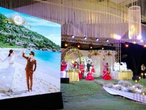 Chuyên cung cấp và lắp đặt màn hình led nhà hàng tiệc cưới giá ưu đãi